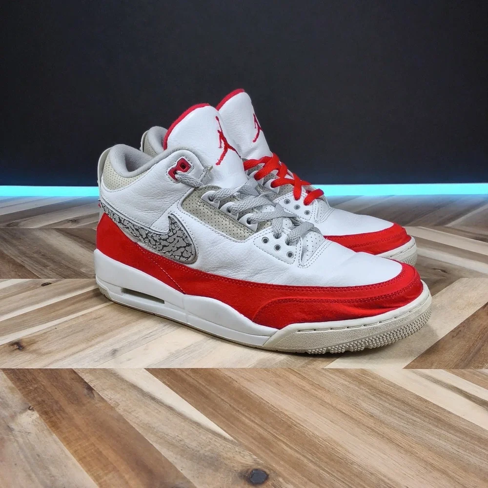 Jordan Air Jordan 3 Retro Tinker Air Max 1 Men's 12 Sneakers CJ0939-100 White
